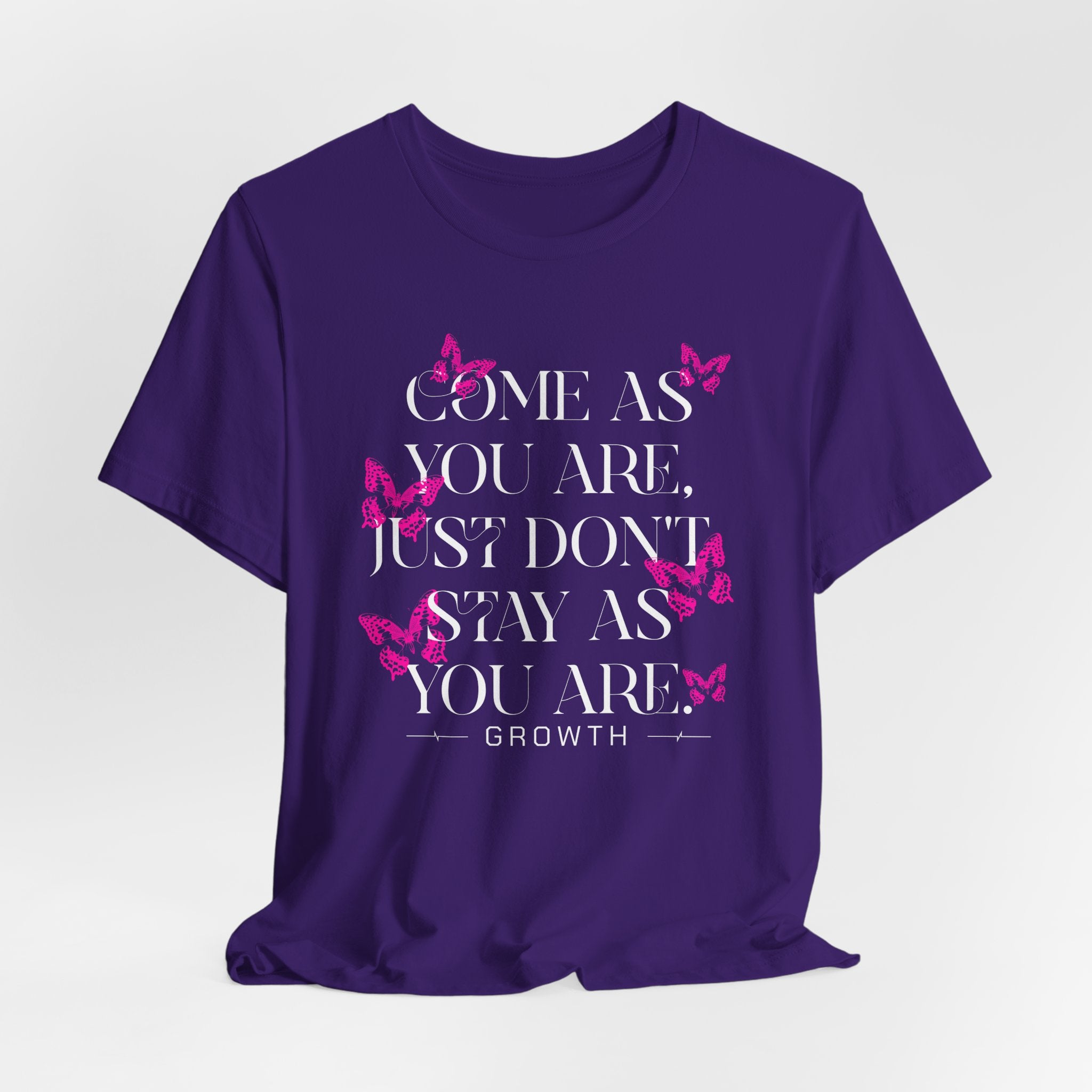 "Come as you are" Christian Butterfly t-shirt