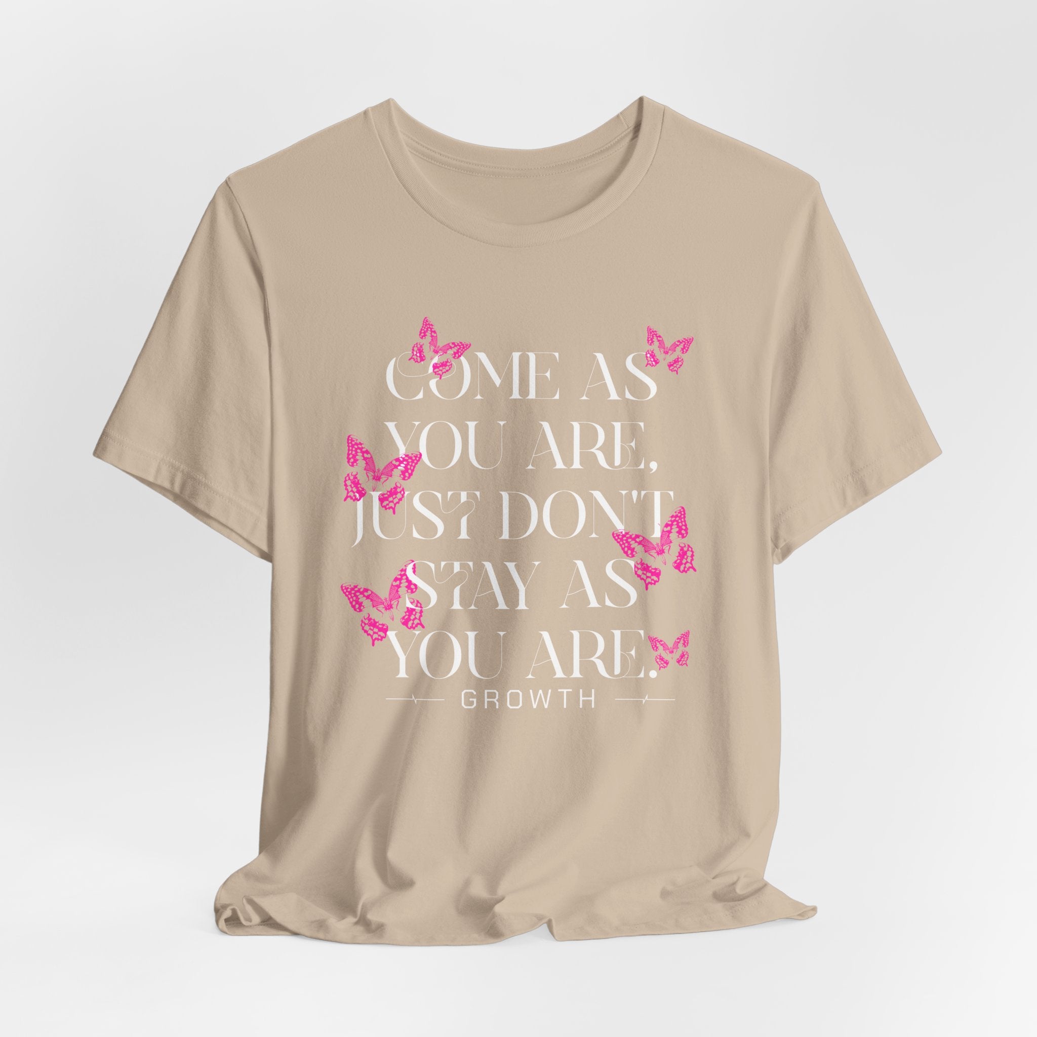 "Come as you are" Christian Butterfly t-shirt