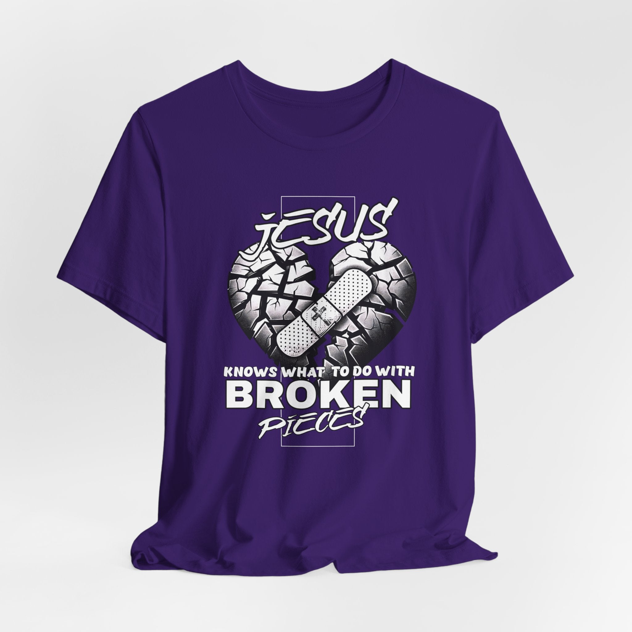 Jesus Broken Pieces Christian T-Shirt