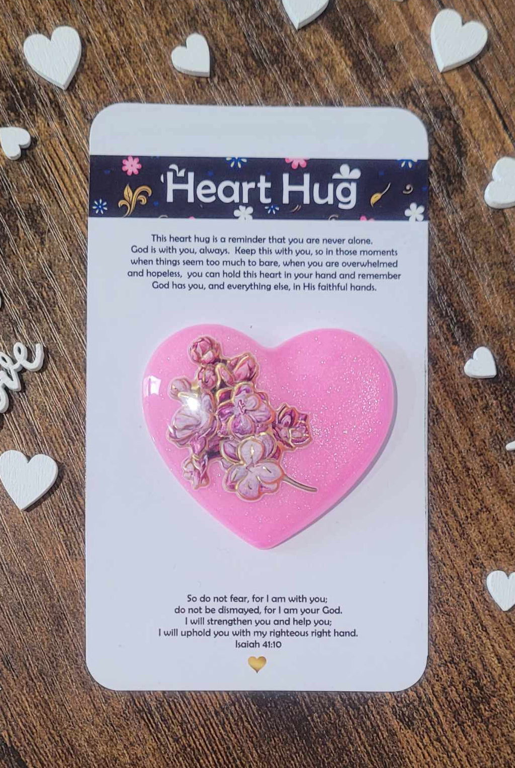 Christian Heart Hugs - Pocket Hugs, encouragement, various options
