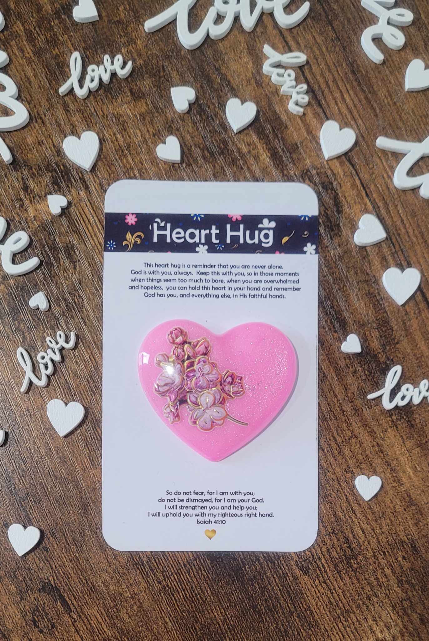 Christian Heart Hugs - Pocket Hugs, encouragement, various options