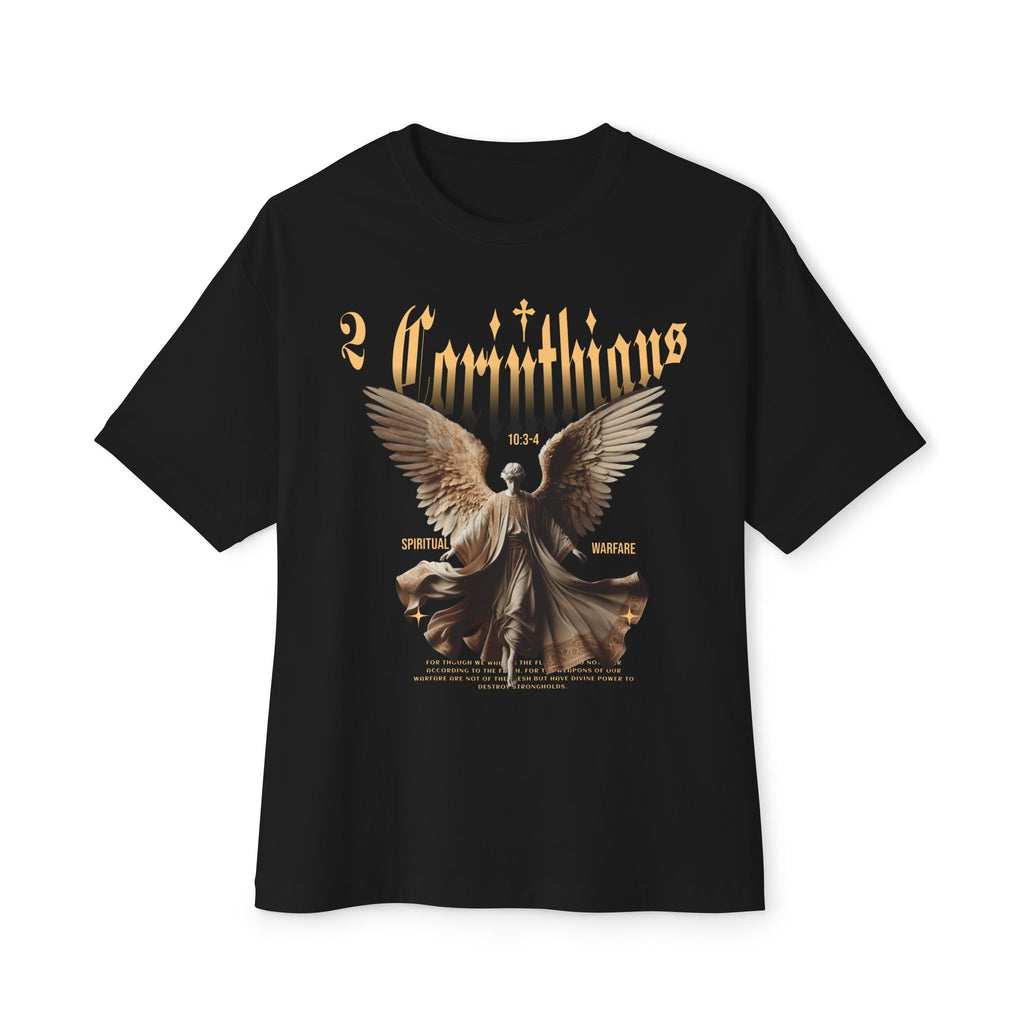 Spiritual Warfare Oversized Christian T-Shirt