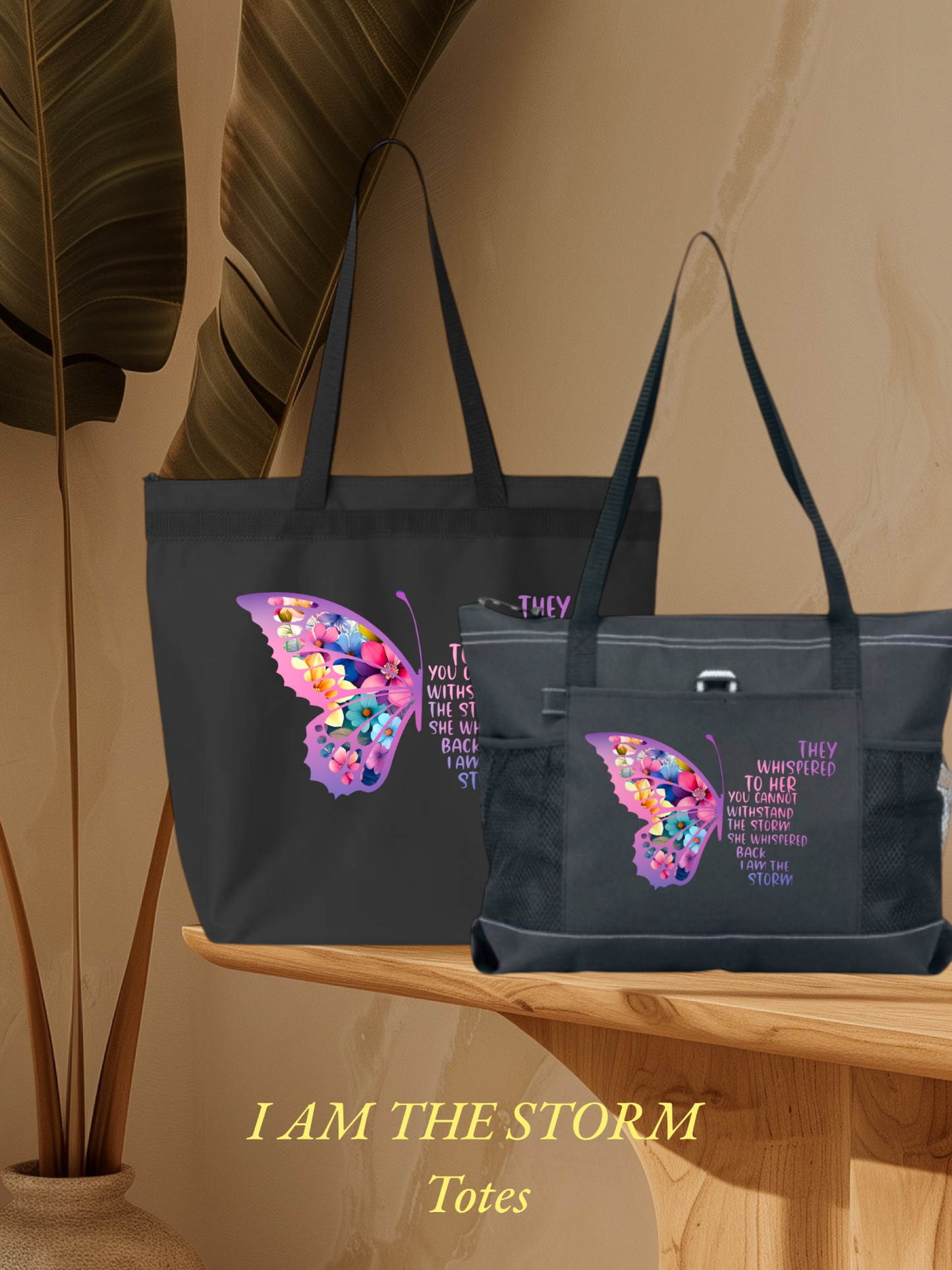 I am the storm Tote bag